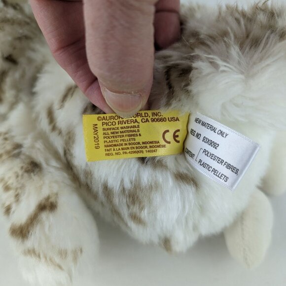 Miyoni Tots Snowy Owl by Aurora Plush 9 Inch Stuffed Animal Toy - Picture 7 of 8